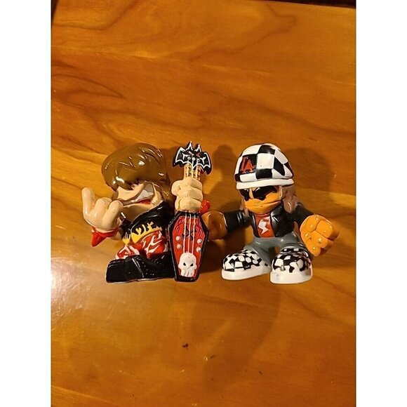 VTG Retro Tech Deck Dudes Toy Figure Lot Of 2 Evolution Rockstar Dirk  Chito - Picture 1 of 6